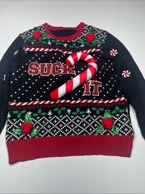 Spencer’s Novelty Christmas Sweater Lights Up